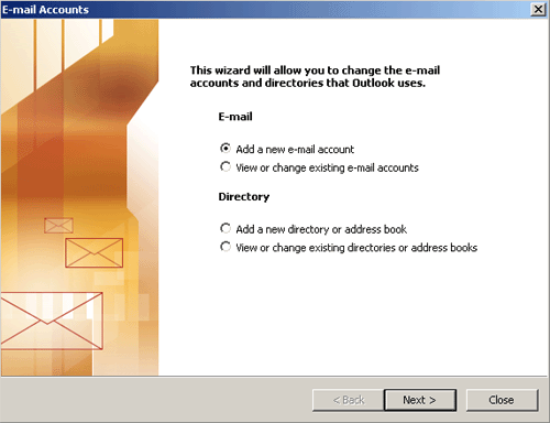 Microsoft Outlook 2003 Wizard