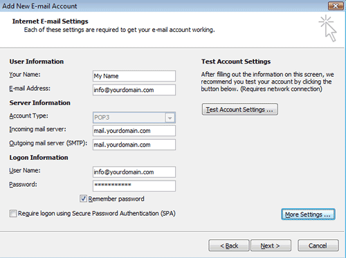 Fill in the fields with your details Fill in the fields with your details