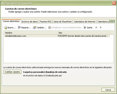 Microsoft Outlook 2007 Wizard - General Email Account Settings Microsoft Outlook 2007 Wizard - General Email Account Settings