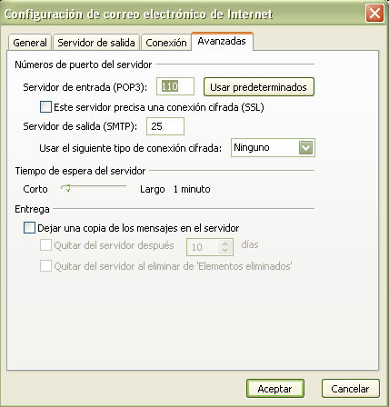 Microsoft Outlook 2007 Wizard - Email Account Settings Microsoft Outlook 2007 Wizard - Email Account Settings