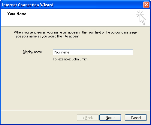 Email setup wizard Email setup wizard