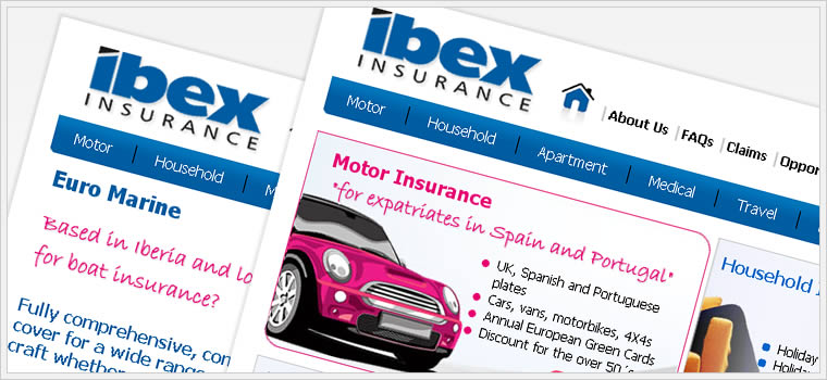 Ibex Insurance - Andalucia Web Solutions Case Study